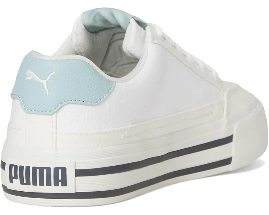Детские кроссовки Puma Court Classic Vulc с кожаным верхом и вулканизированной подошвой