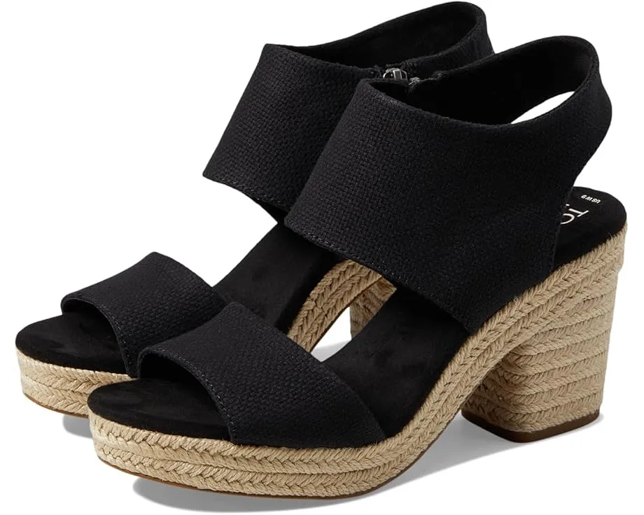 TOMS Majorca платформы с закрытым носком на квадратном каблуке