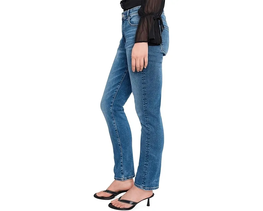 Джинсы Mari Mid-Rise Slim Straight с прямой средней посадкой в цвете Charmed от AG Jeans