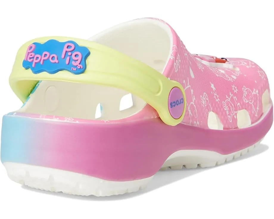 Детские сабо Crocs Classic с героями Peppa Pig для малышей
