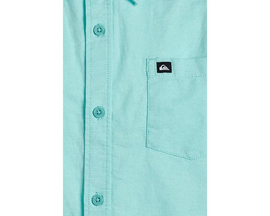Quiksilver классическая рубашка с коротким рукавом Oxford для детей