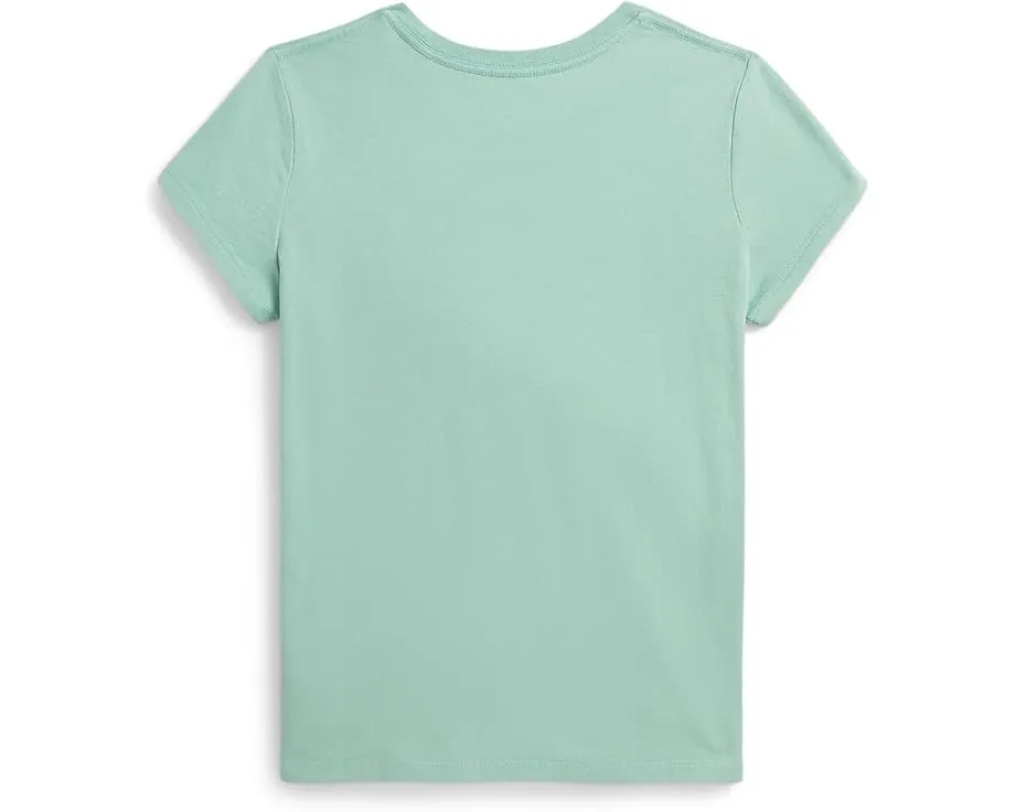 Детская футболка Polo Ralph Lauren Kids Cotton Jersey Crewneck с вышитым пони