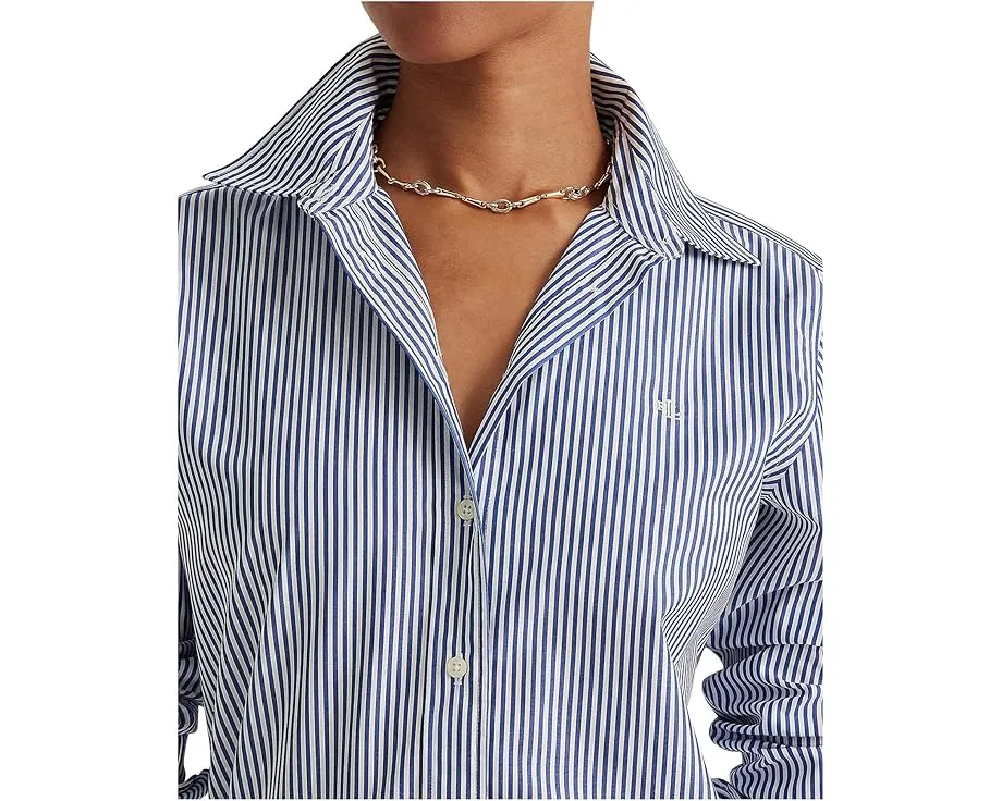 Рубашка Lauren Ralph Lauren с длинным рукавом и полоской