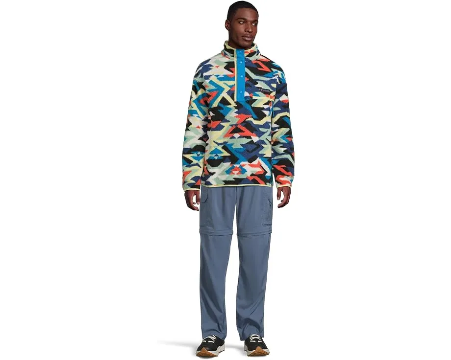 Толстовка Columbia Helvetia II Printed Half Snap Fleece с начесом и принтом