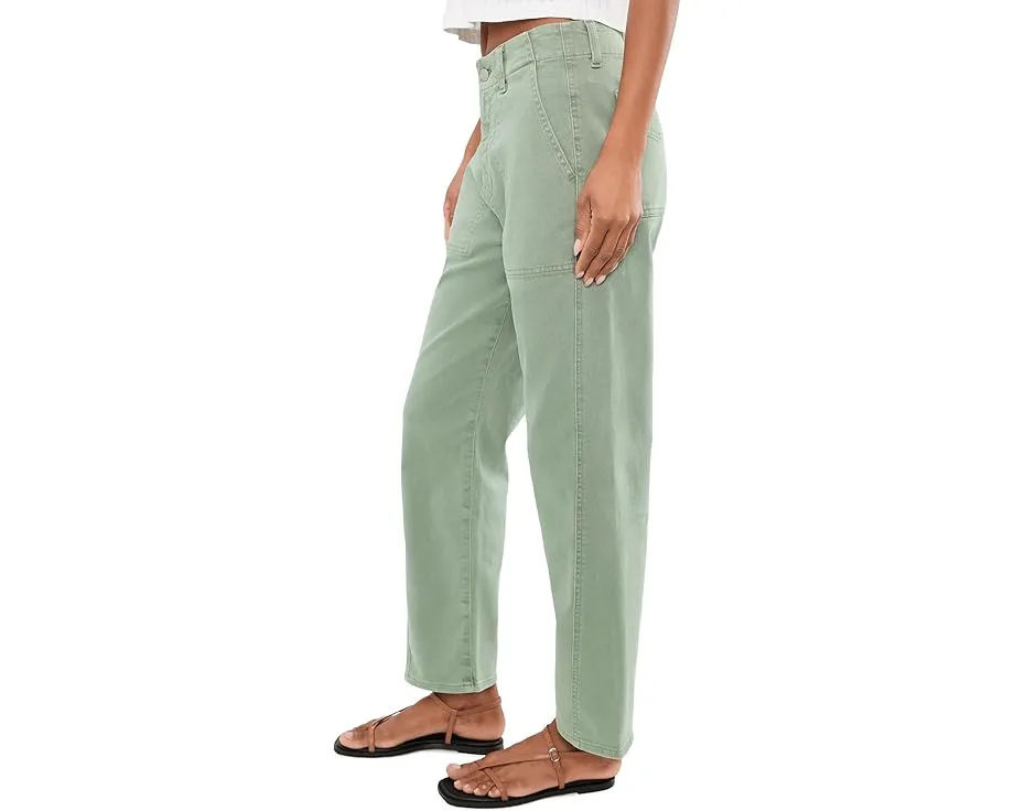 AG Jeans Analeigh брюки карго средней посадки Sulfur Faded Moss