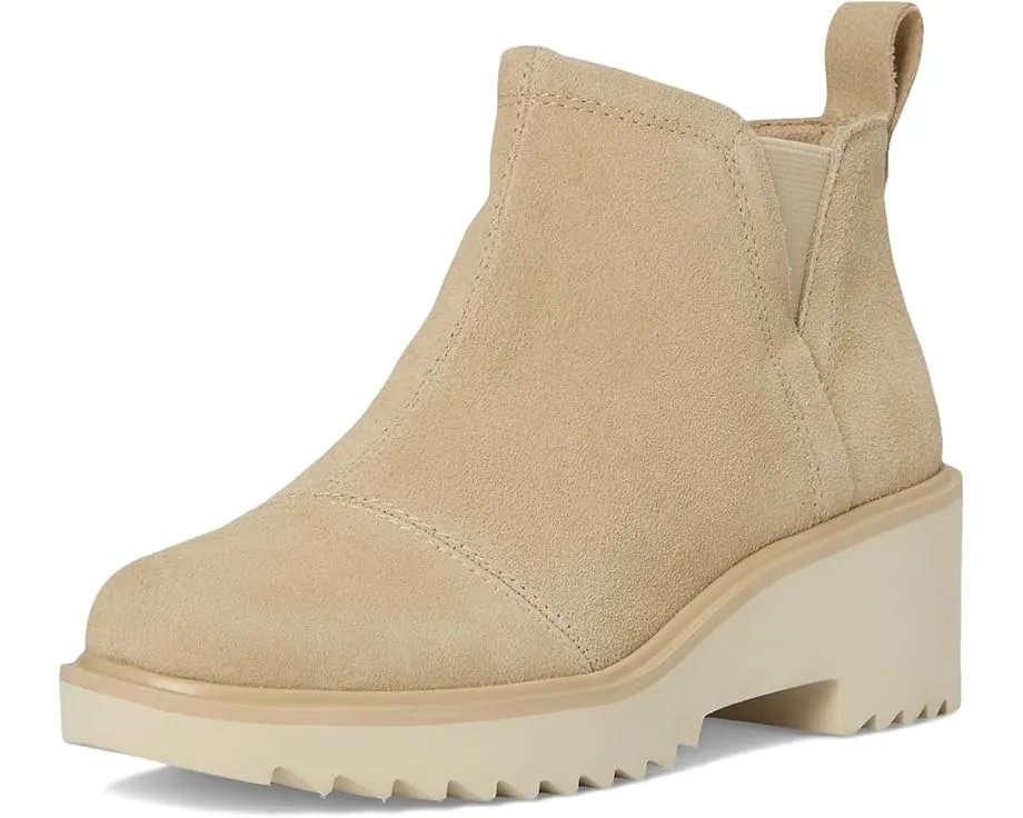 Ботинки TOMS Maude на платформе из замши с боковой молнией