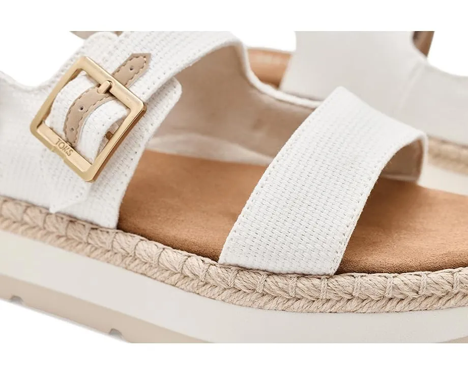 Сандалии TOMS Giana на платформе с регулируемой застежкой на липучке