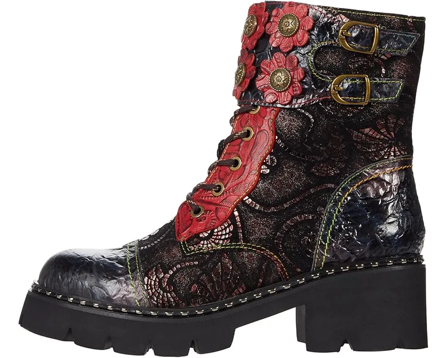 L'Artiste by Spring Step Limitless ботинки с двойными пряжками и тракторной подошвой