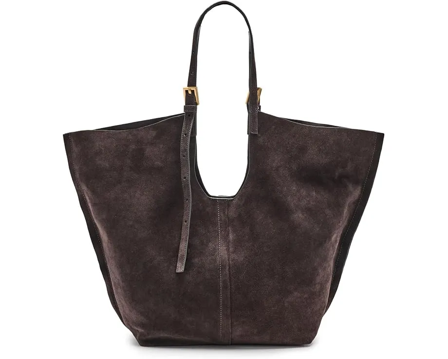 AllSaints Сумка тоут Ara из замши восточно-западной ориентации