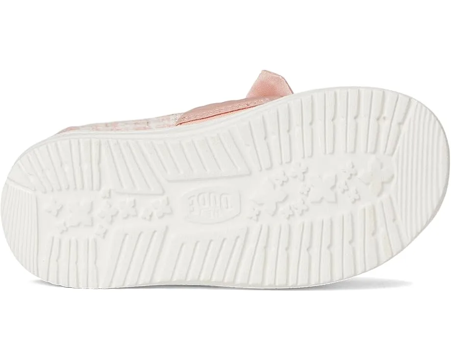 Hey Dude Kids Wendy Bow Tweed детские слипоны из твида с атласным бантом