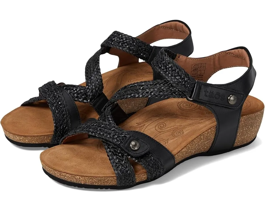 Кожаные сандалии Trulie с открытым носком и регулируемыми застежками