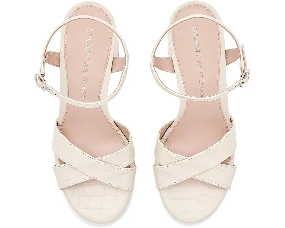 Сандалии Stuart Weitzman Dayna Platform на платформе и квадратном каблуке