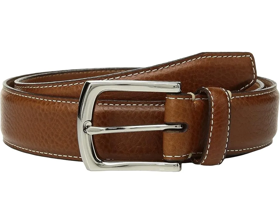 Ремень Johnston & Murphy Topstitch из итальянской кожи шириной 3.5 см