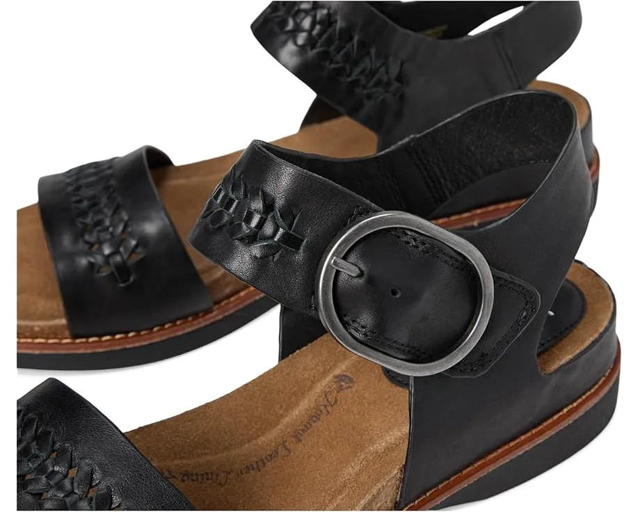 Sofft Bali II сандалии из плетеной кожи с пробковой стелькой и скрытой застежкой