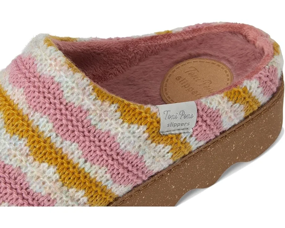 Домашние тапочки-клоги Toni Pons Joyce-NS из объемной вязки с платформой