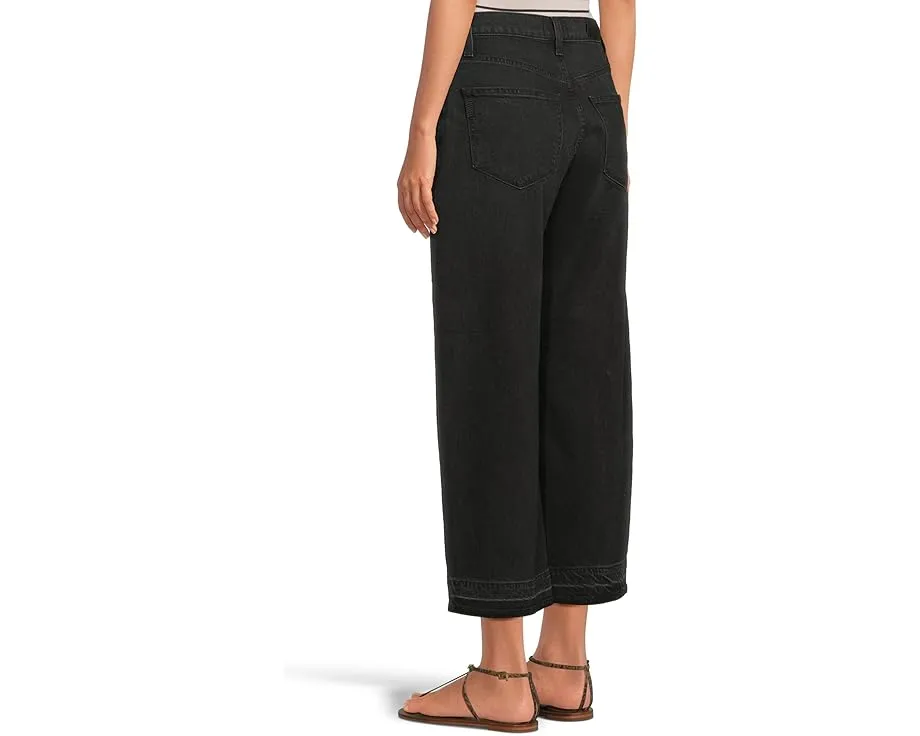 Джинсы Paige Arellia Ankle Petite With Undone Finished Hem In Black Void для миниатюрных