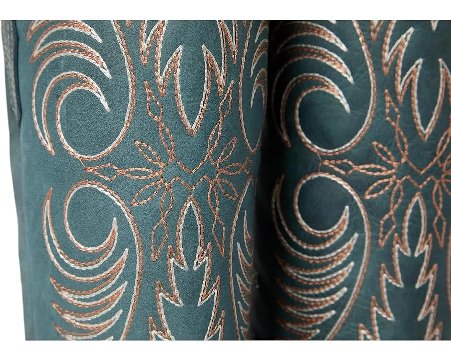 Corral Ковбойские сапоги L6120 с эффектом состаренной вышивкой и кубинским каблуком