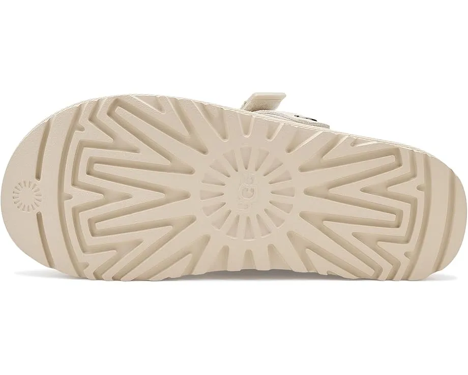 Клоги UGG Goldenstar Crackle с эффектом кракелюра и поворотной лямкой