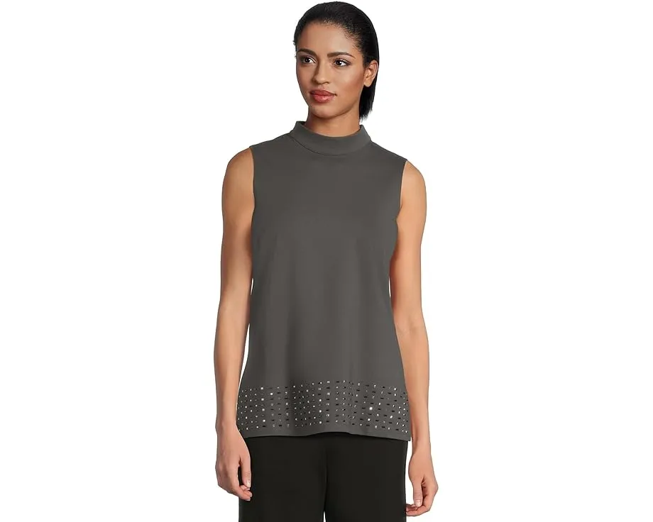 Туника Vince Camuto без рукавов с высоким воротником