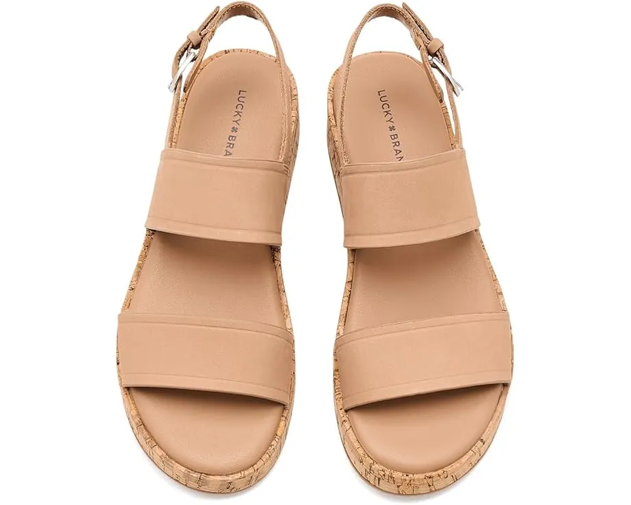 Босоножки Lucky Brand Elsie на платформе с фигурными кожаными ремешками