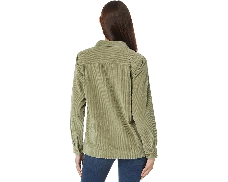 Расслабленная рубашка L.L.Bean Comfort Corduroy из вельвета с длинными рукавами
