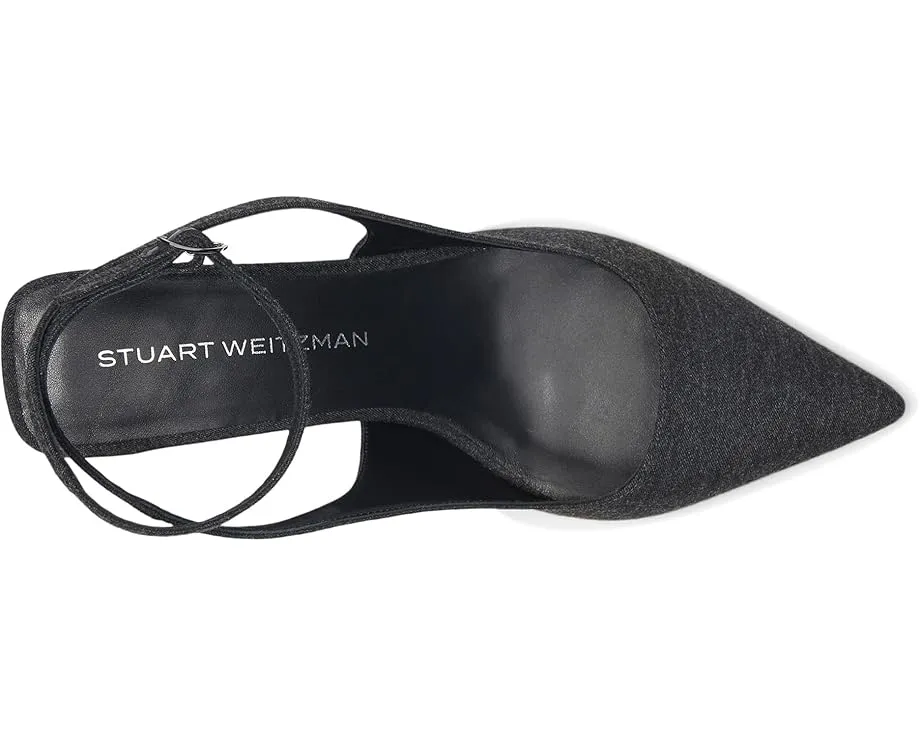 Stuart Weitzman Туфли Vinnie 50 на тонком каблуке с ремешком на щиколотке
