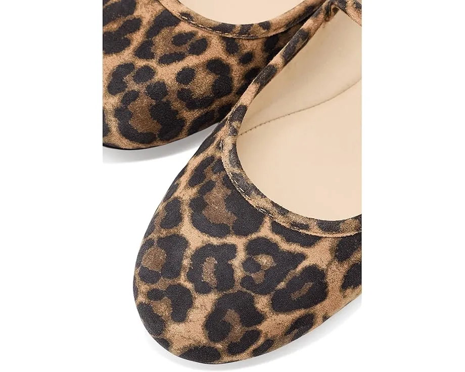 Балетки Classik с ремешком и квадратным каблуком из кожи Nine West