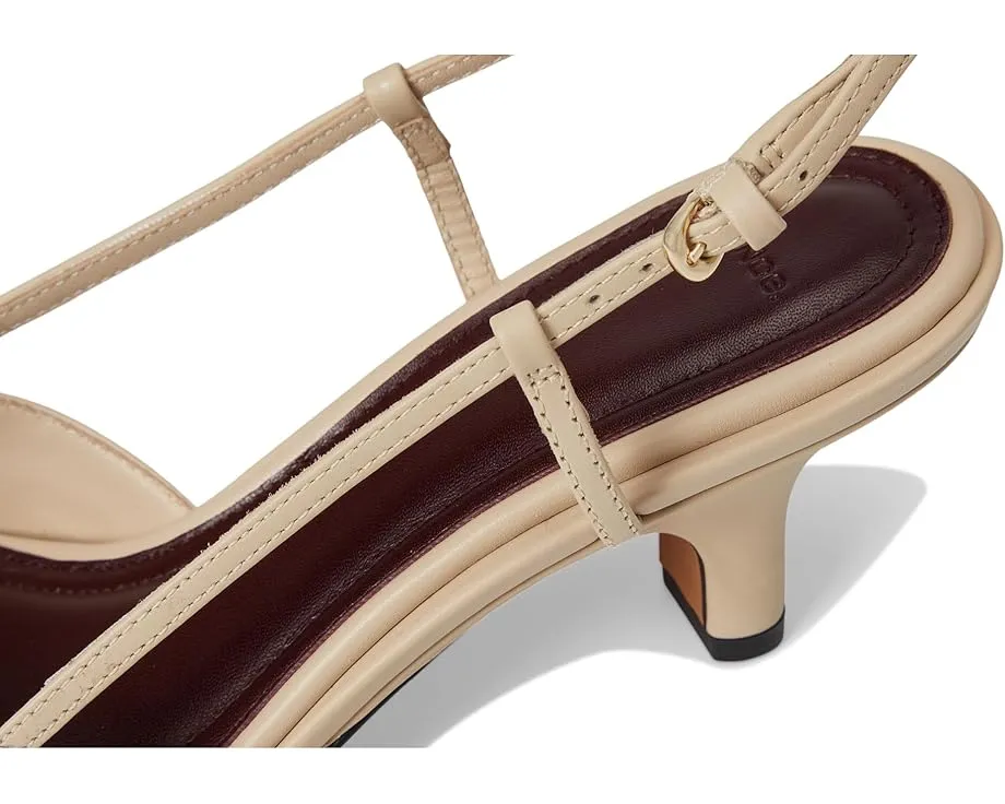 Туфли Vince Levvy на удобном низком каблуке с острым носом и регулируемой застежкой