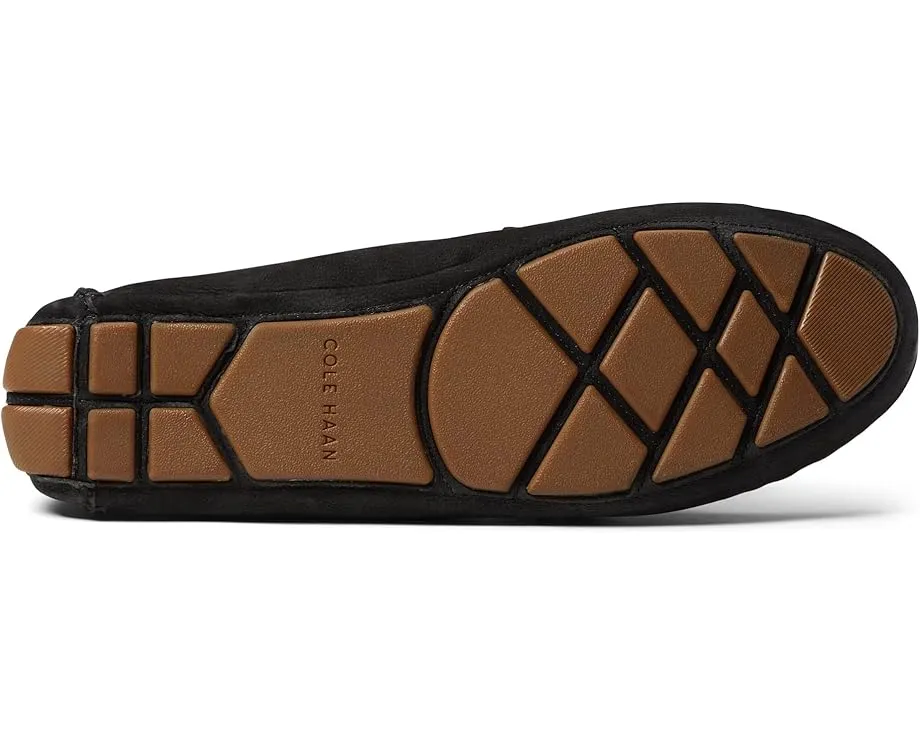 Лоферы Cole Haan Evelyn Bow Driver с бантом и искусственным мехом