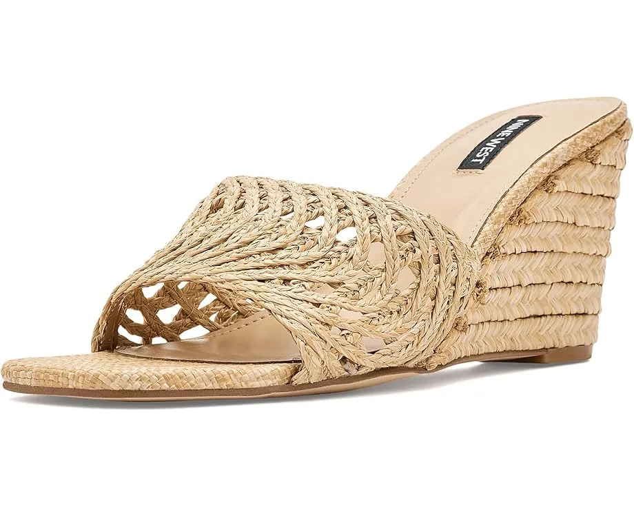 Туфли Nimma с открытым носком и танкеткой Nine West