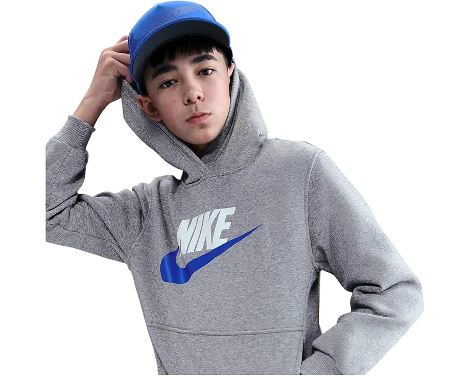 Детская худи Nike Sportswear Club Fleece из мягкого флиса с большим карманом