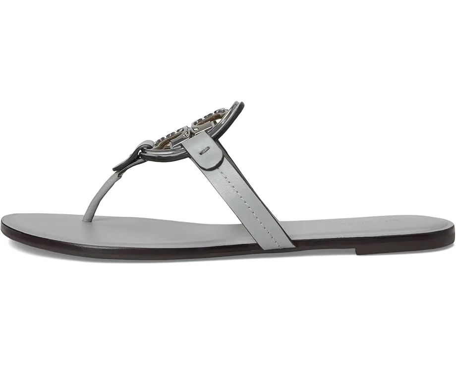 Босоножки Tory Burch Metal Miller из натуральной кожи с логотипом