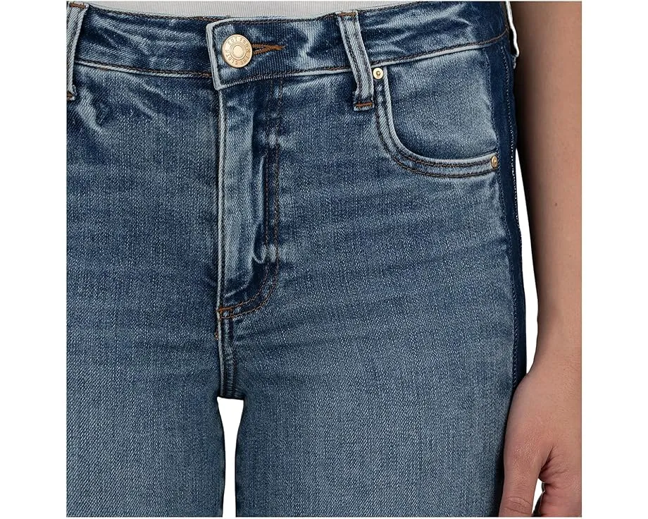 KUT from the Kloth Джинсы Kelsey с высокой посадкой и необработанным краем