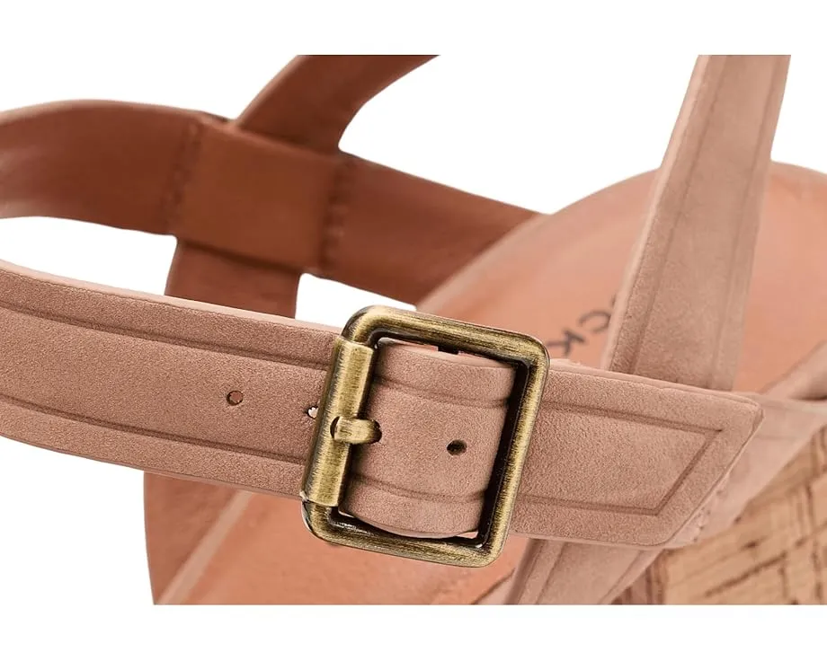 Босоножки Lucky Brand Hallia с Т-образным ремешком и пробковым каблуком