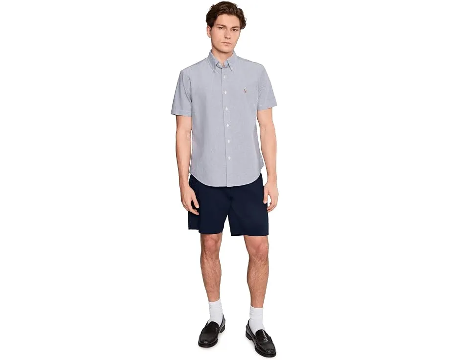 Классическая рубашка оксфорд Polo Ralph Lauren бежевого цвета