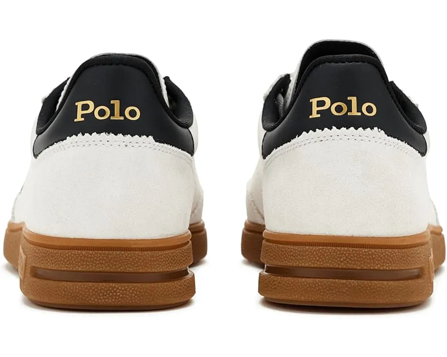 Polo Ralph Lauren Bedford кроссовки из кожи и замши с дышащей подкладкой