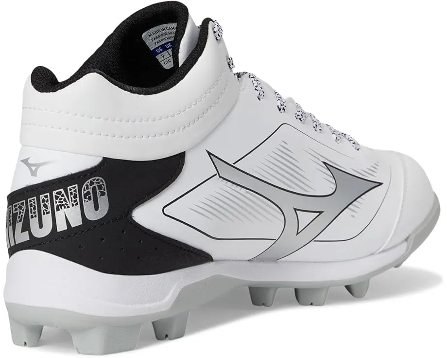 Бутсы Mizuno Cushionrevo Diamond Mid TPU для бейсбола с поддержкой голеностопа