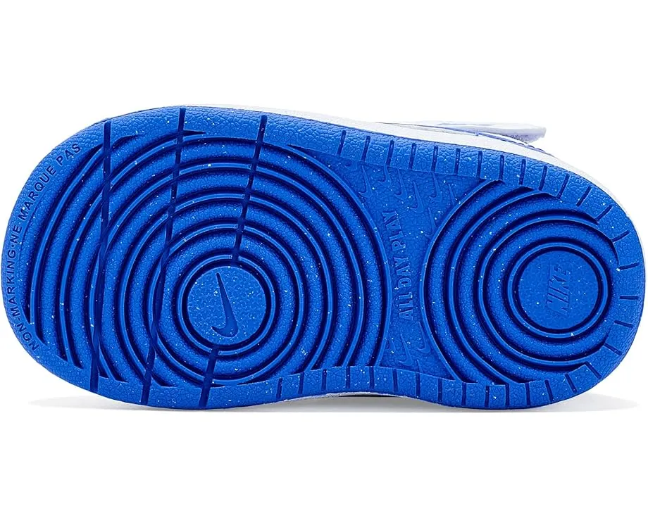 Детские кроссовки Nike Court Borough Mid 2 с застежкой на липучке из кожи