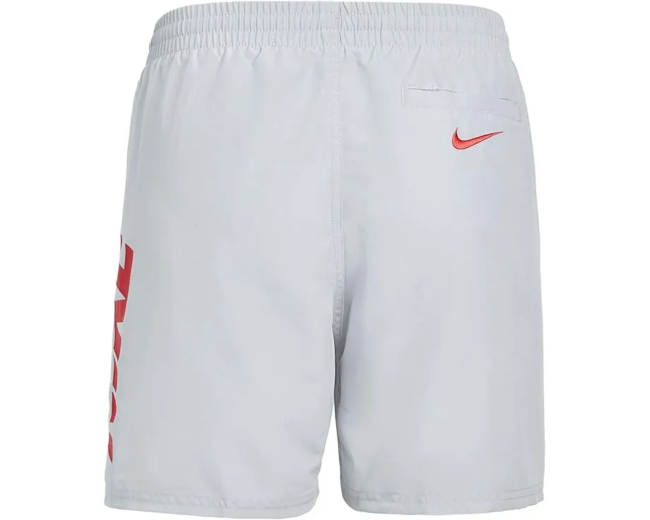 Шорты Nike Kids Breaker Cutout Swoosh 4 дюйма (10.16 см) с внутренними трусиками и вырезанным логотипом