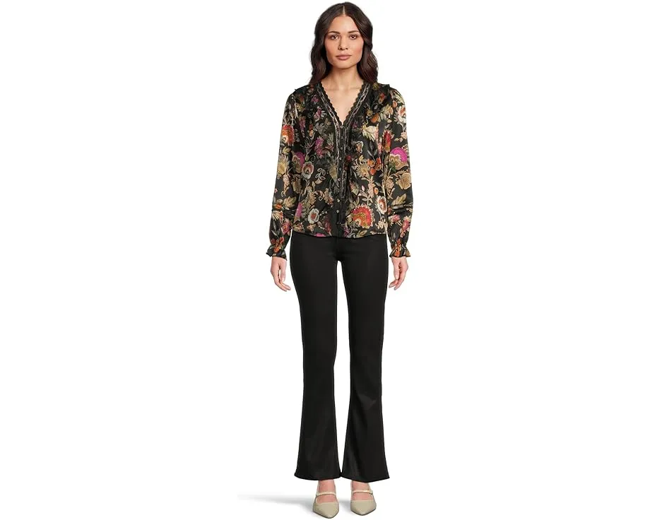 Блуза Claudia с цветочным принтом и V-образным вырезом Johnny Was