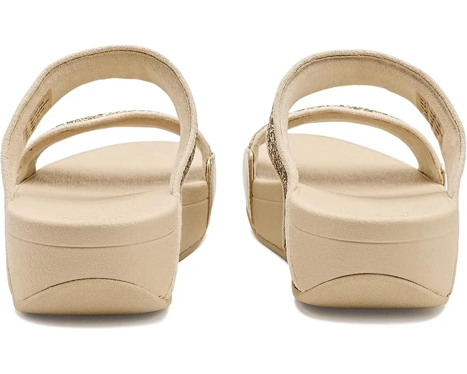 FitFlop слайды Lulu Multi-Tonal Glitter с микроволокном и амортизацией