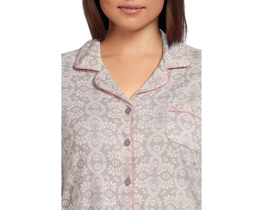 Пижамный комплект Karen Neuburger с длинным рукавом и принтом