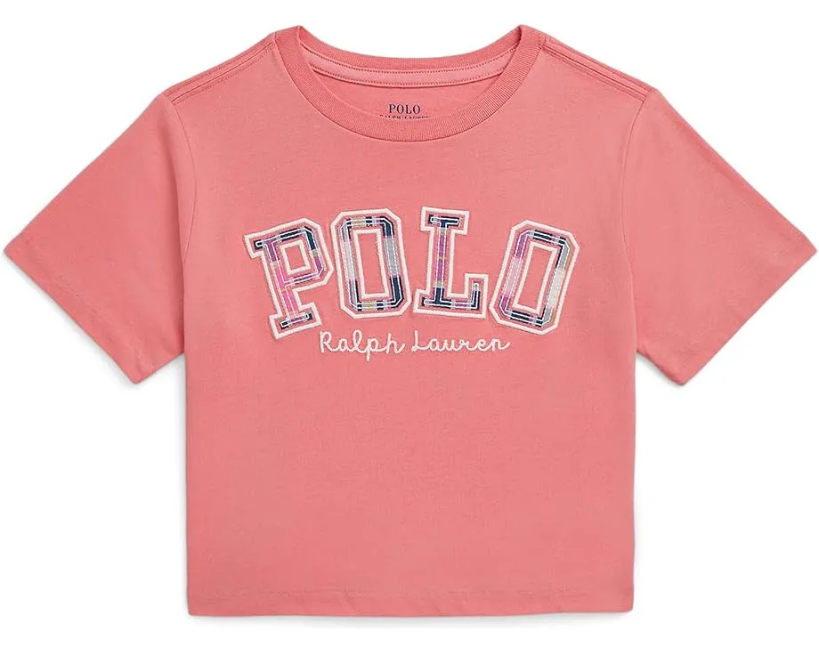 Футболка боксерского кроя с логотипом из хлопкового джерси Polo Ralph Lauren Kids