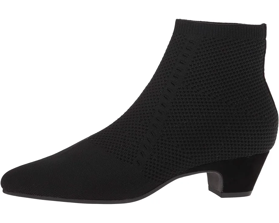 Ботильоны Eileen Fisher Purl на каблуке с верхом из стрейч-трикотажа и замши