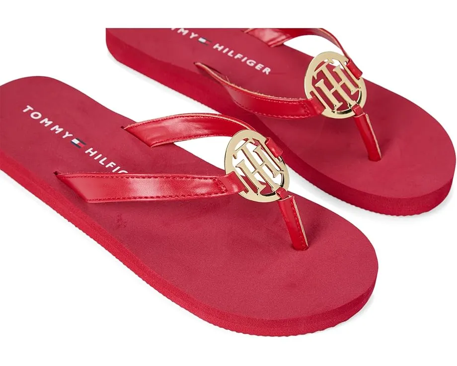 Сандалии Tommy Hilfiger Crelina с логотипом и кожаной стелькой