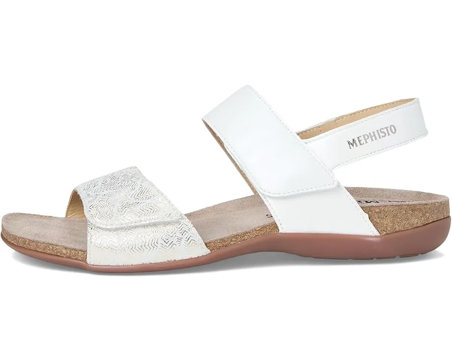 Сандалии Mephisto Agave из нубука с анатомической стелькой Air Relax и каблуком 1 дюйм (2.54 см)