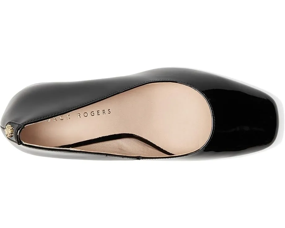 Jack Rogers туфли Lenora Pump на устойчивом каблуке из кожи