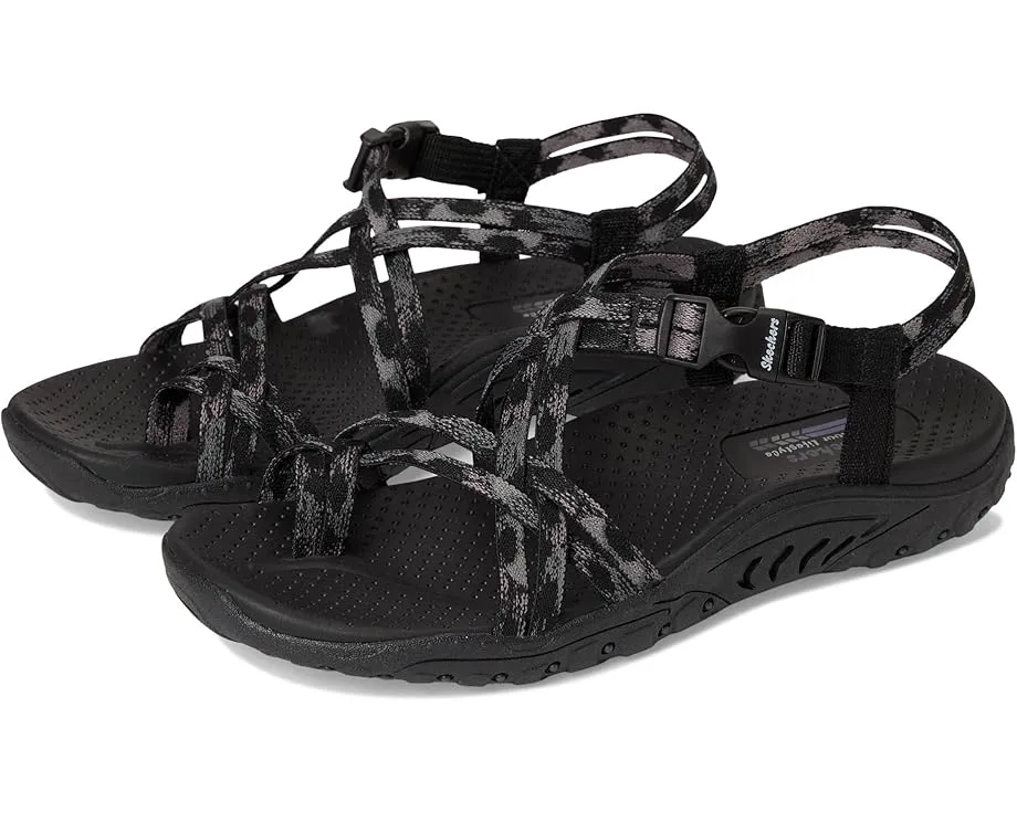 Сандалии Skechers Reggae Positive Space с технологией Stretch Fit и подошвой Reggae