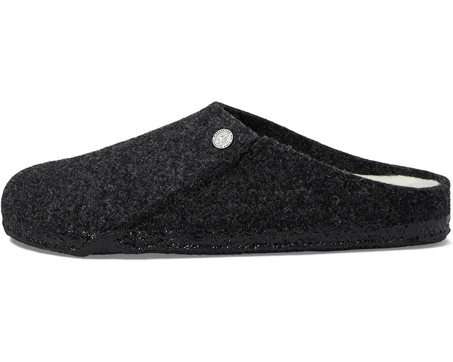 Тапочки Birkenstock Zermatt Shearling из овчины с пробковой стелькой