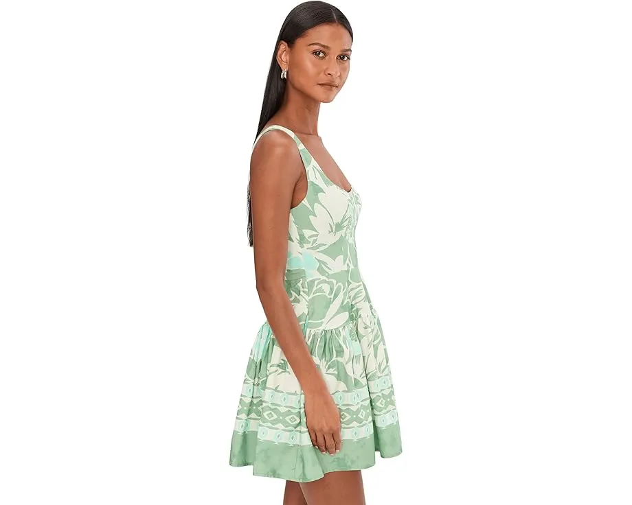 Мини-платье Avec Les Filles с лифом-бюстье и пышной юбкой